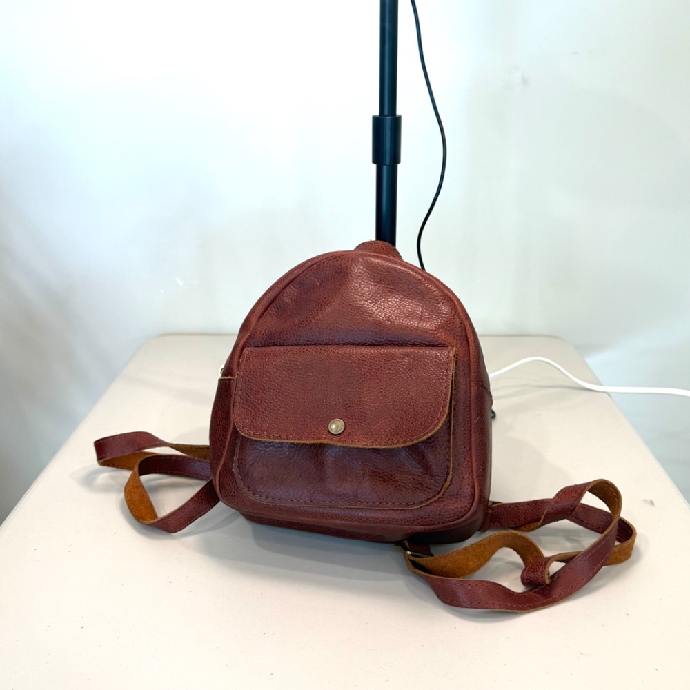 Portland Leather Goods Snap Mini Backpack